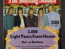 ROLLING STONES: she's a rainbow / 2000 light years from home Decca 7