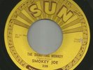 ROCKABILLY - SMOKEY JOE - THE SIGNIFYING MONKEY - PUSHMARKS- HEAR -1955 SUN 228