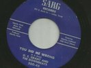 DOOWOP SOUL R&B- O.S. GRANT & DOWNBEATS - YOU DOWN ME WRONG  - HEAR - 1960 SARG