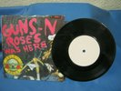 RECORD 7” SINGLE GUNS N ROSES WAS HERE Promotional Sample 1312