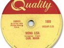 Rare 1959 CARL MANN Rock’n Roll 78 RPM Record. Mona Lisa