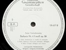 MRAVINSKY / TCHAIKOVSKY Symphony 4 DGG LPM 18 657 WHITE LABEL PROMO mono