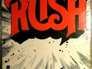 Rush Rush Mercury Canada Original 1st Pressing LP Red Labels Orange/Red Cover