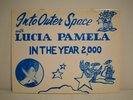 Into Outer Space with Lucia Pamela In The Year 2,000 Coloring Book 1976 RARE