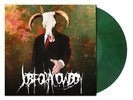 JOB FOR A COWBOY - DOOM, 2019 EU CLEAR/FOREST GREEN MARBLED vinyl LP, 077/200