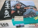 JOHNNY HALLYDAY PUZZLE + POSTER Rare Objet COLLECTOR Nathan COMPLET 