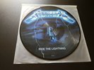 METALLICA  -ride the lightning -   lp - pic.disc - dif . cover