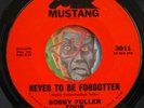 HEAR Bobby Fuller 45 Never To Be Forgotten/You Kiss Me MUSTANG EX garage psych