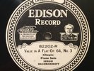 Sergei Rachmaninoff – Edison Diamond Disc 82202: CHOPIN Valse/RACH Barcarolle