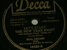 Bing Crosby White Christmas, Let's Start New Year Right 1942 10