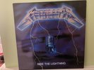 Rare Metallica Ride The Lightning 1st pressing MRI 769 Megaforce Vinyl Lp