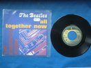 RECORD 7” SINGLE THE BEATLES ALL TOGETHER NOW Italian Press 222