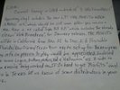 HAND WRITTEN LETTER GLENN DANZIG FIRST GEN MISFITS FIEND CLUB CIRA 80's
