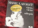disque vinyle 45T - autographe de Marie Laforêt - 