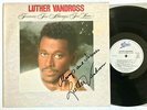 *SIGNED* LUTHER VANDROSS Forever, For Always, For Love 1987 PROMO Vinyl LP Album