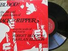 BLOOD  The Life & Future Times of Jack the Ripper LP H. Ellison Halloween  VG+