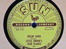 LITTLE JUNIOR'S BLUE FLAMES - FEELIN' GOOD b/w FUSSIN' AND... - SUN 187 - 78 RPM