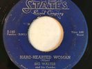 BIG WALTER Hard Hearted Woman / Back Home To Mama STATES BLUES