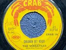 THE VERSATILES - CHILDREN GET READY rare UK 1968 / ROCKSTEADY / REGGAE / CRAB