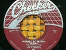 Hear The Flamingos 45 RPM on Checker 1957 Would I Be Crying (Doowop) VG+