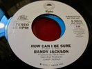 Randy Jackson Promotional 45 How Can I Be Sure 1978 Epic 50576 NM-