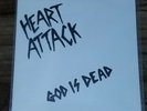 HEART ATTACK – God Is Dead 7”EP, VG++ RE punk hardcore KBD New York Thrash