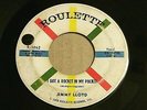 Jimmy Lloyd - I Got a Rocket../You're Gone, Baby 45 Roulette rockabilly VG- HEAR