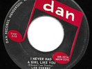 Lee Overby & Henry Brodie The Red Tops 45 DAN 3214 All Night Jump 1961 Doo-wop