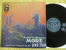RARE VINYL LP PINK FLOYD MORE OST FRENCH COLUMBIA 1969 1ST PRESS 2C 062 04096
