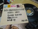 45t ep original  sixties philips serge gainsbourg comic strip
