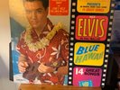 VINTAGE ELVIS PRESLEY BLUE HAWAII LPM/LSP-2426 LP ALBUM W/RED STICKER RARE VG+