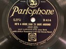 LILY LAPIDUS w/ ARTHUR ROSEBERY’S KIT-CAT BAND - ‘AM I BLUE?’ PARLOPHONE 78