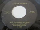 Kenny B 45 PRIVATE ELECTRO  Why You Leave Me Girl RARE MODERN SOUL BOOGIE RAP