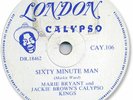 MARY BRYANT Pop Vocal/Calypso 78 RPM Record. Sixty Minute Man