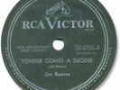 1955 JIM REEVES Country Rock 78 RPM Record. Yonder Comes a Sucker