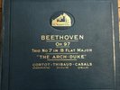 DB 1223-27 Beethoven Archduke Trio / Cortot Thibaud Casals 5 x 78 rpm