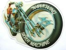 EX/EX Hawkwind Silver Machine Shaped Vinyl Picture Pic Disc