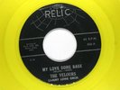VELOURS Doo Wop YELLOW WAX 45rpm Honey Drop b/w My Love Come Back HEAR