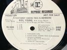 NEIL YOUNG - EVERYBODY KNOWS THIS IS NOWHERE - RARE WHITE LABEL PROMO - NO RSV