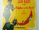 Jan Bart sings Fiddler on the Roof Vinyl RARE 1964 Tikva Records T97 12