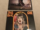 x2 OZZY OSBOURNE BLIZZARD OF OZZ & TALK OF THE DEVIL 12'' VINYL 1980 & 1982