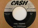 Mod Popcorn R&B 45 DALE CUNNINGHAM Too Young/Rockin' Blues Cash Orig. HEAR RARE