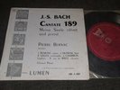 Lumen LD 1-107 ed1 Bernac Baritone Dumont violin Salles cello: Bach: Cantata 189