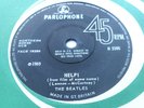 THE BEATLES  SOLID CENTRE HELP  1968 Pressing no central KT