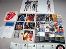 Rar PROMO RIESEN Poster STICKY FINGERS 1971 UK+ Presse KIT ROLLING STONES Single