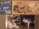 5 Elton John rock LP lot- Madman, Honky, Yellow Brick Road, Greatest Hits I & II