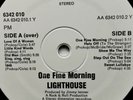 LIGHTHOUSE - One Fine Morning  LP  (Vertigo swirl 6342 010) sample copy