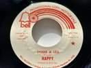 Happy Promo 45 • Shake A Leg / All I Need Is Love 1971 • Excellent +