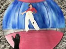 Harry Styles Fine Line Record Painting