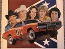 Vintage Dukes Of Hazzard Vinyl 33 LP Record Album Johnny Cash General Lee 1981